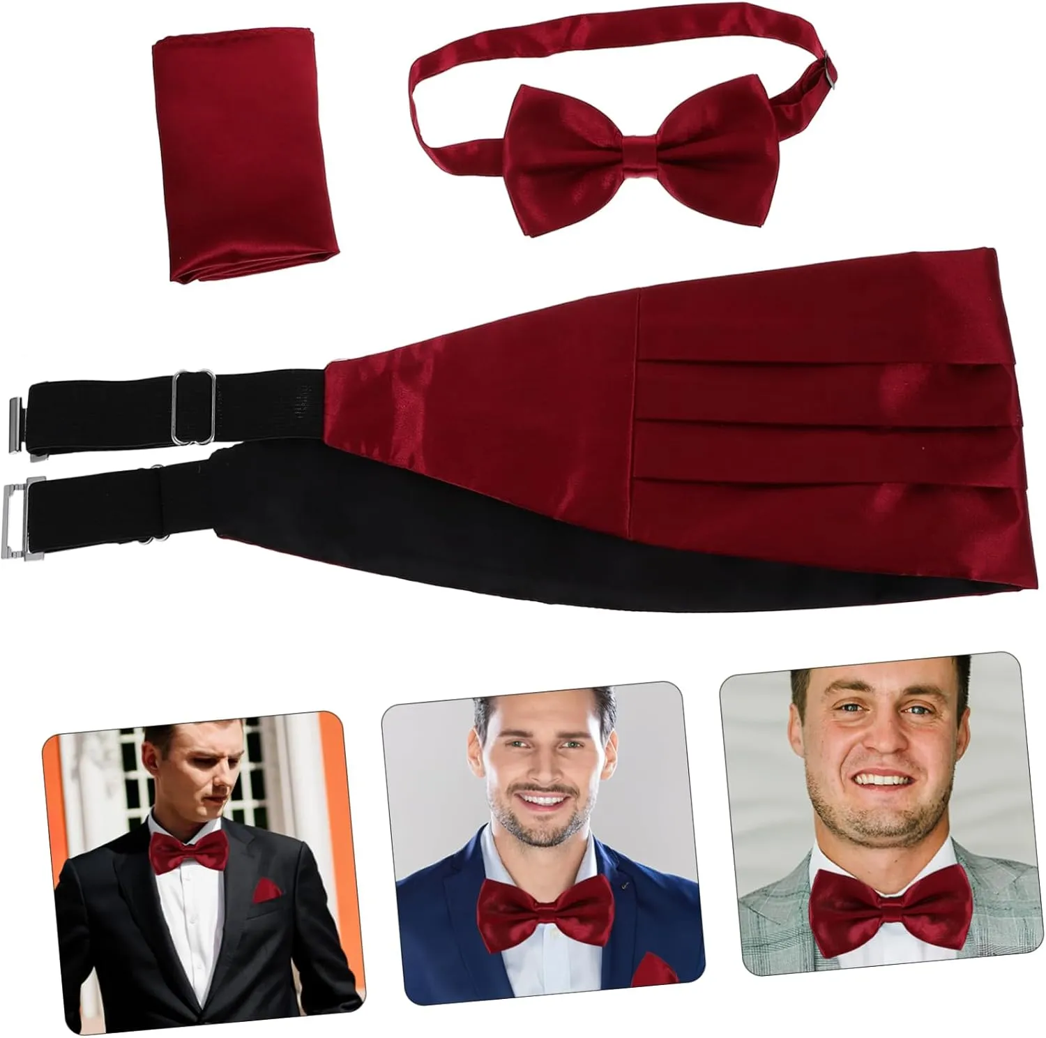 1 Set Mens Girdle Tuxedo Suits for Men Para Hombres Fashion Belt Men's Suit Men Accessories