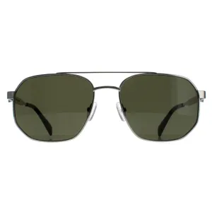 Alexander McQueen Sunglasses AM0458S 003 Silver Green