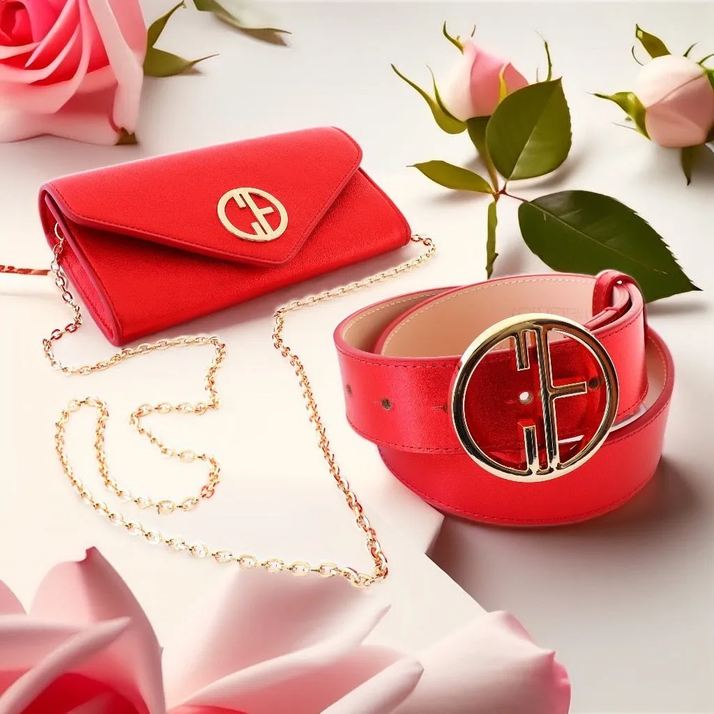 Aura Belt - Ruby Red