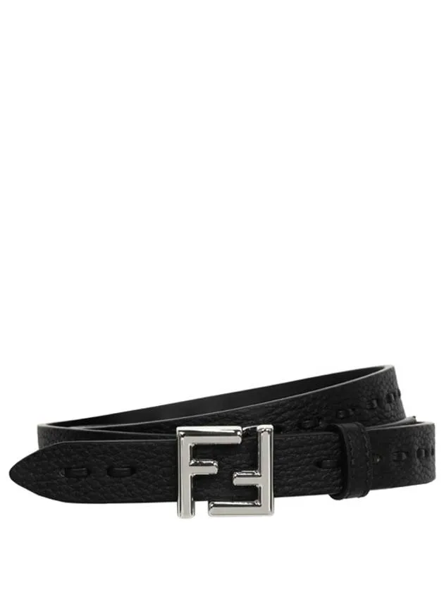 Big Dot Taupe Celeria Belt Black
