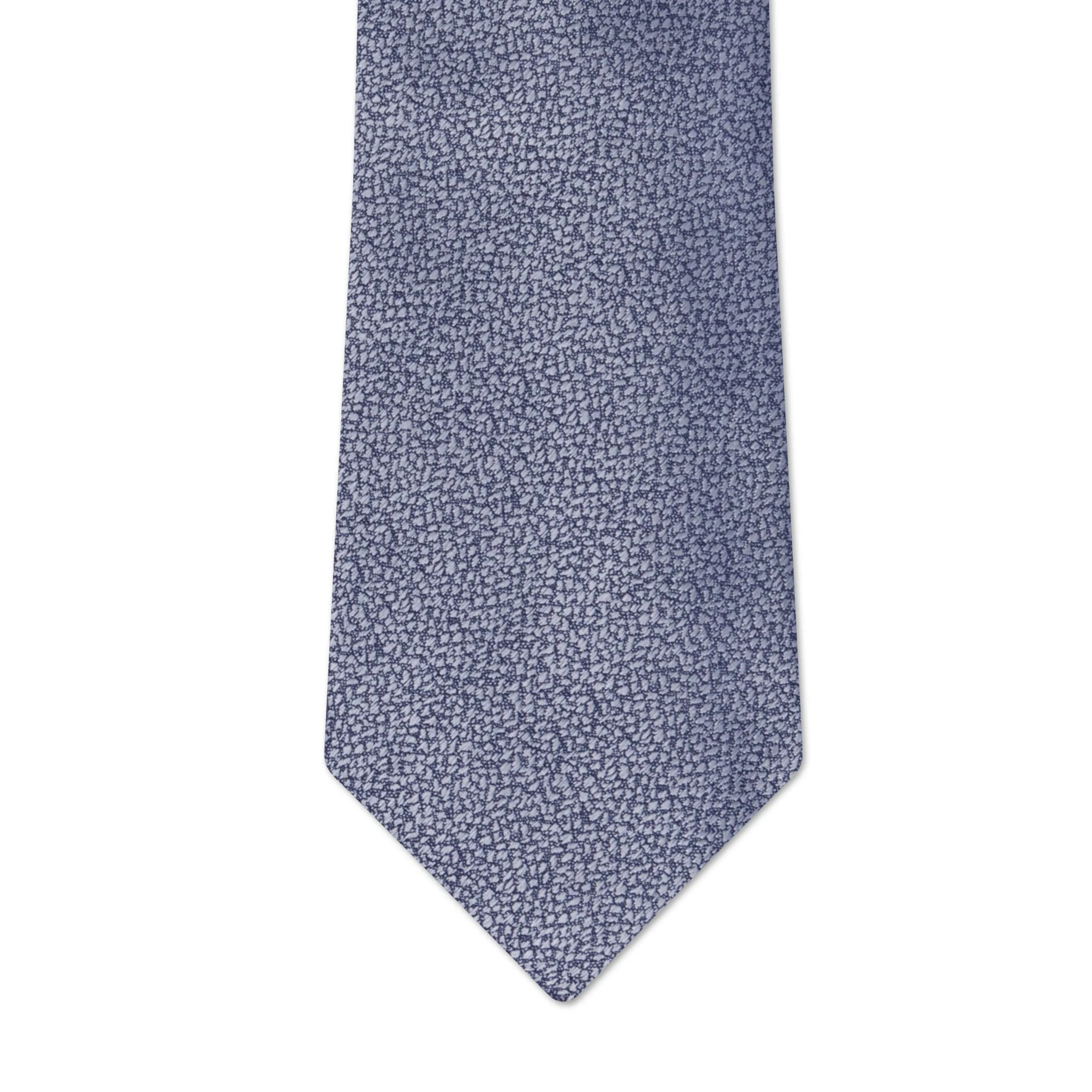 Canali Solid Blue Silk Tie