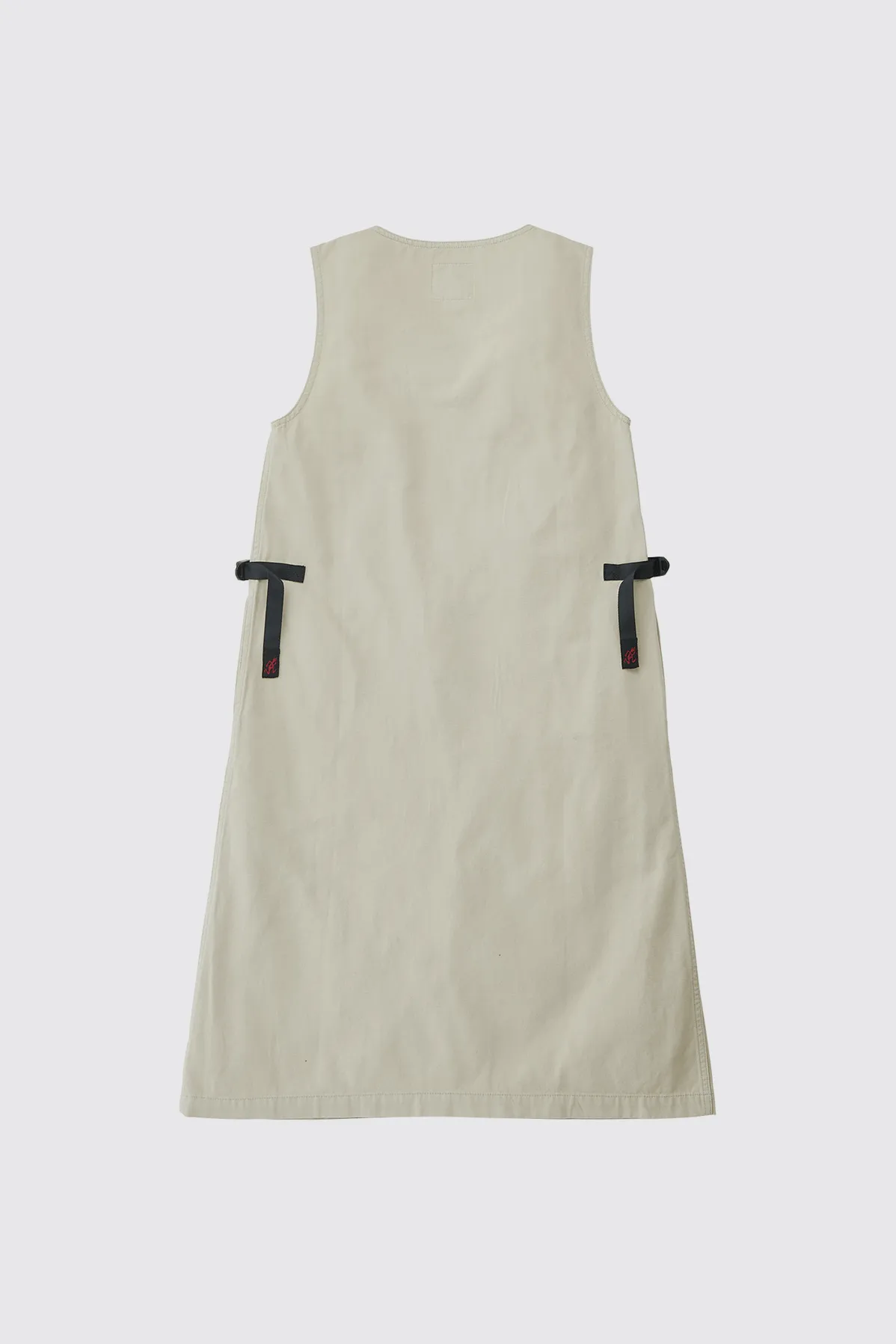 Canvas Mid Length Dress - Dusty Greige
