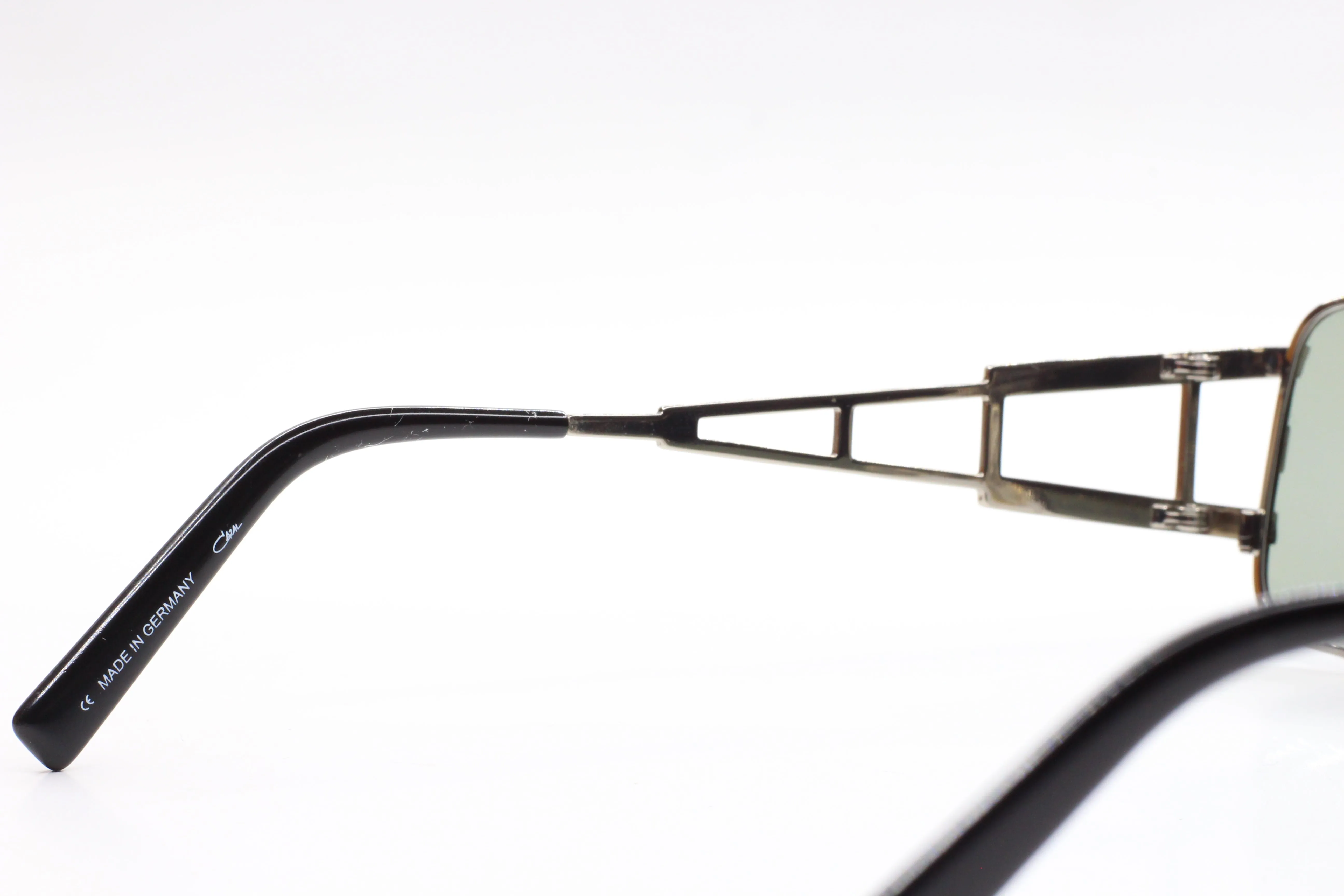 Cazal 9043 003 Black Silver Metal Luxury Germany Sunglasses -Ma