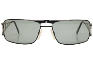 Cazal 9043 003 Black Silver Metal Luxury Germany Sunglasses -Ma