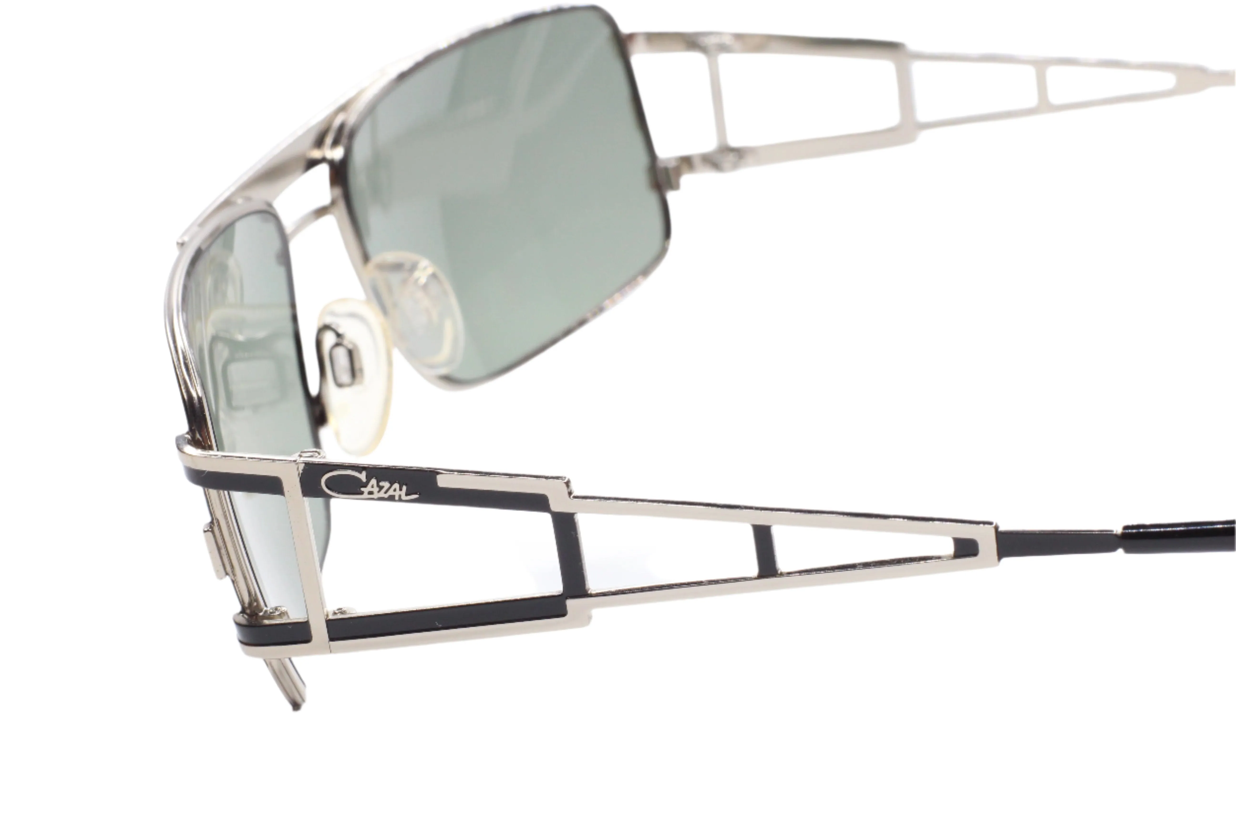 Cazal 9043 003 Black Silver Metal Luxury Germany Sunglasses -Ma
