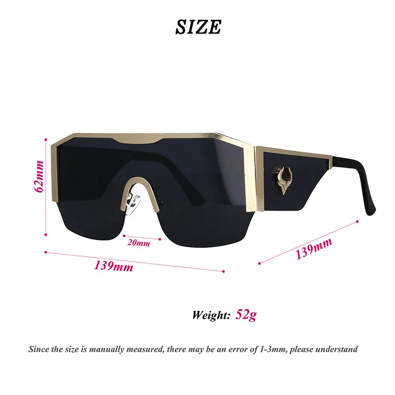 CCspace Women's Full Rim Oversized Square Resin Frame Sunglasses 53016