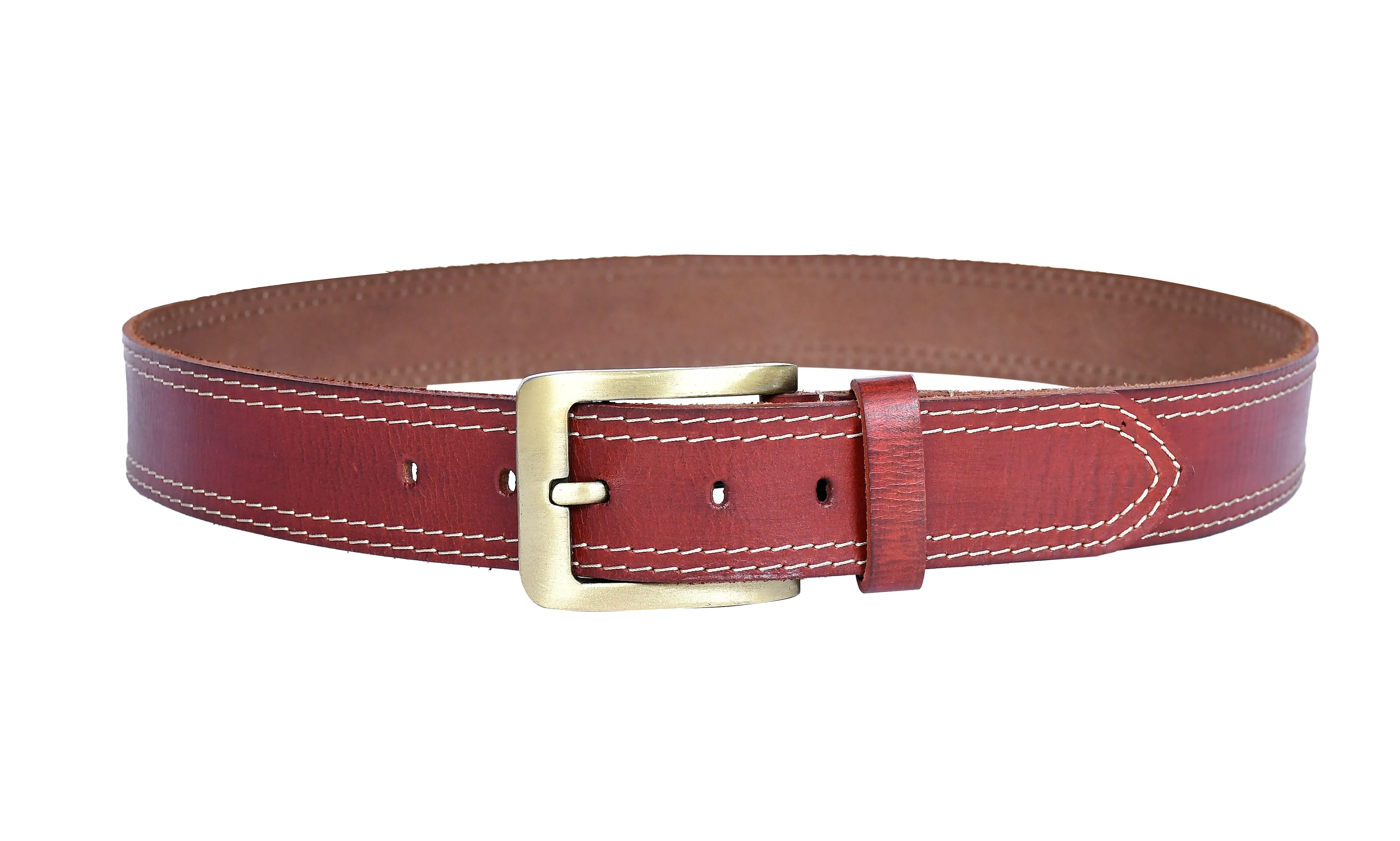 Celtic Premium Red Leather Belt, Art: LB-805