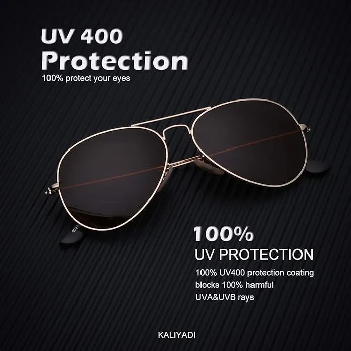 Classic Aviator sunglasses Men's and women's driving sunglasses polarized lenses protect against UV rays