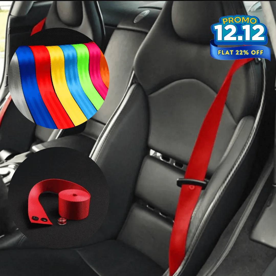 Colorful Car Seat Belts