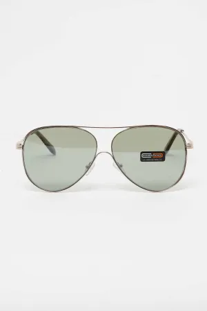 CRD SUNGLASS IN CLEAR LIGHT GREEN