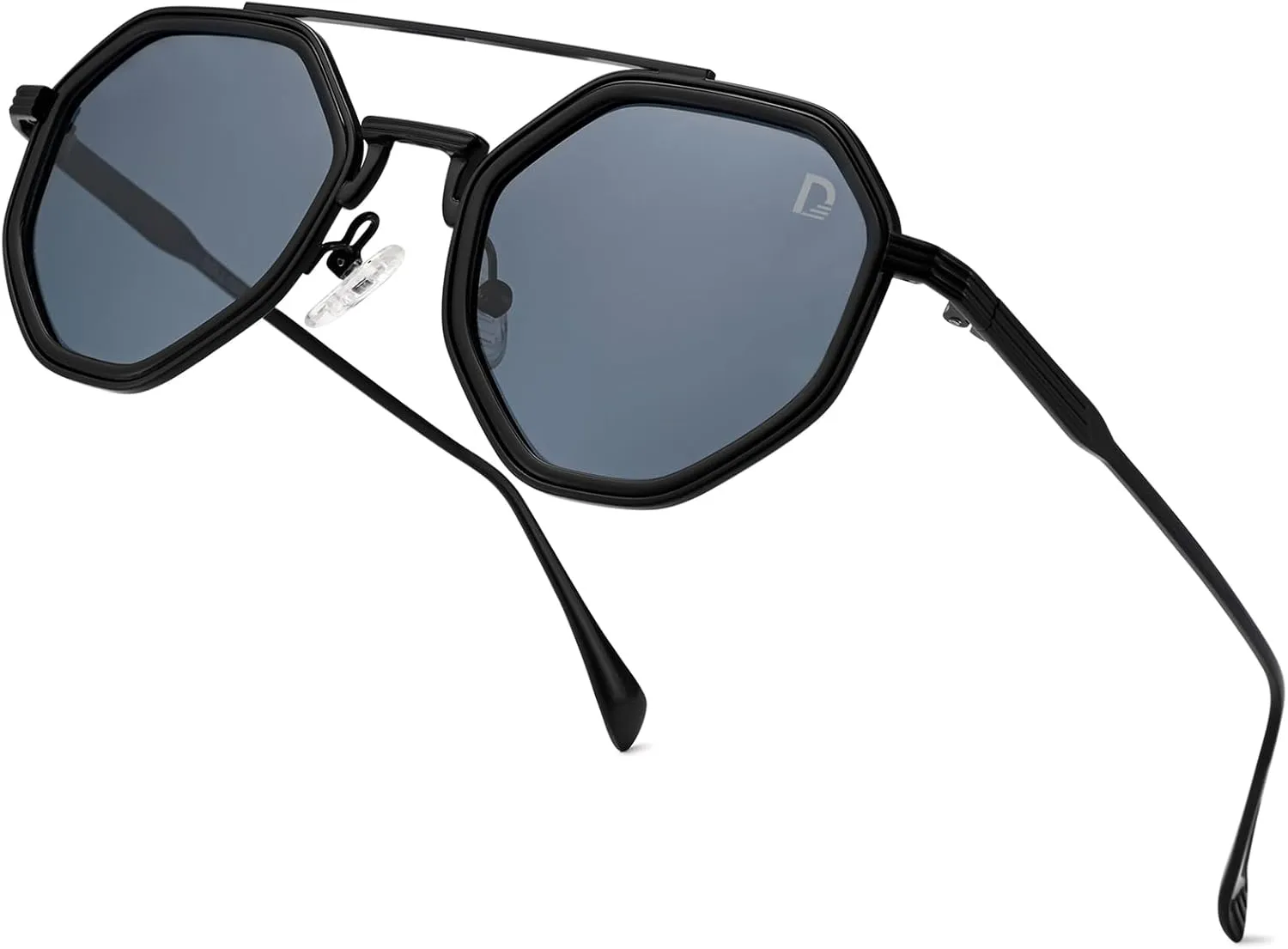Dollger Aviator Polarized sunglasses men Fashion Trendy Metal Frame Retro Shades