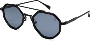 Dollger Aviator Polarized sunglasses men Fashion Trendy Metal Frame Retro Shades
