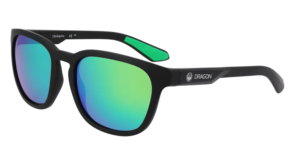 Dragon Dune LL H20 Matte Black / Green Ion polar