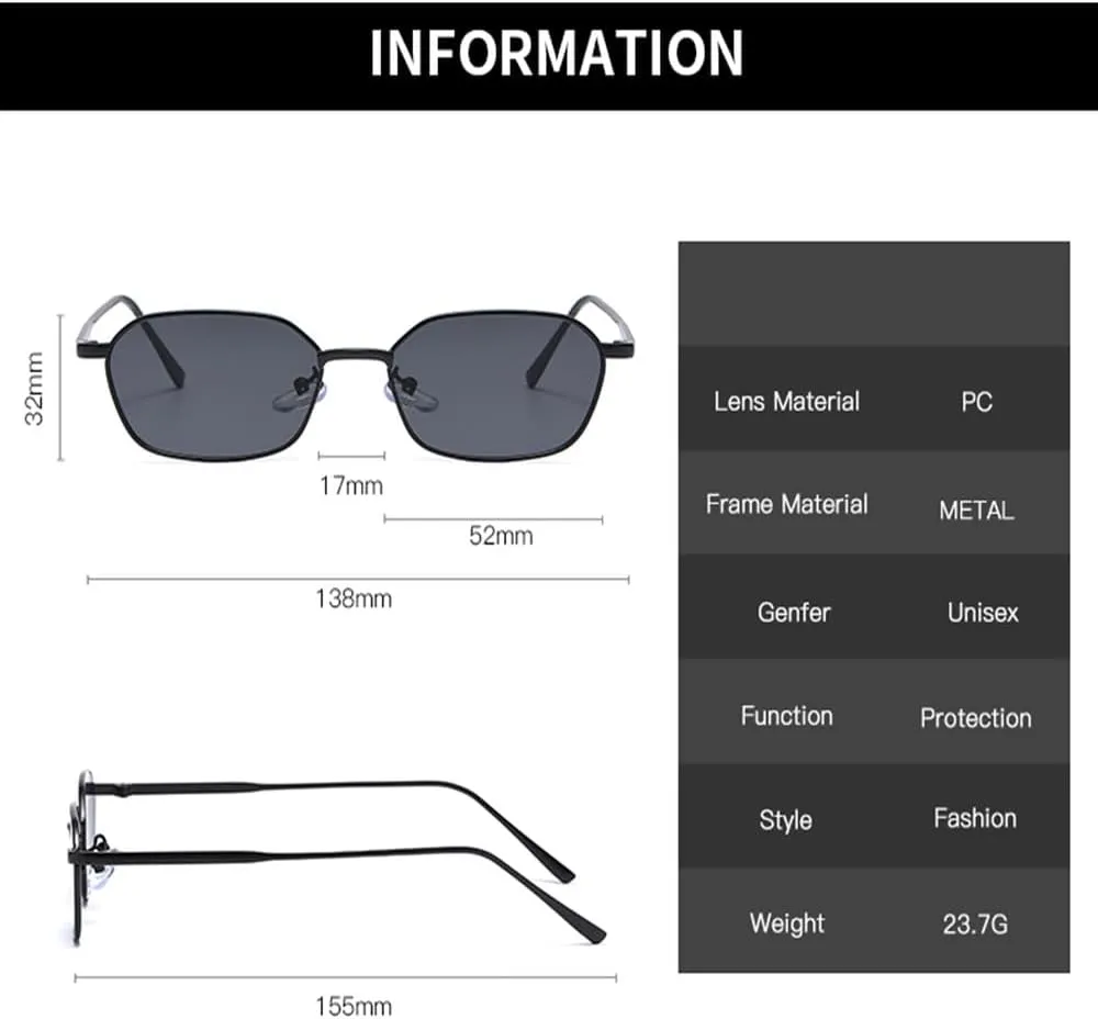 Fashion Retro Sunglasses Women‘s Sun Glasses Lady Small Steampunk Metal Eyeglasses Vintage Gradient UV400