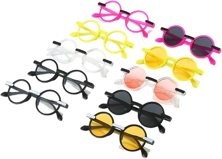 Fashion Round Sunglasses Women Trends Multicolor Sun Glasses Punk UV400 Shades Eyewear Female Eyeglasses