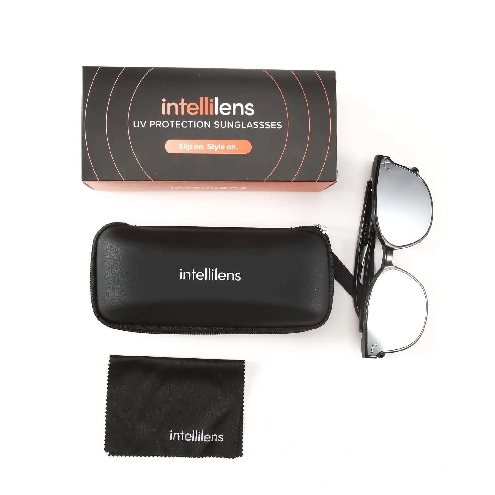 Intellilens | Branded Latest and Stylish Sunglasses | 100% UV Protected | Light Weight, Durable, Premium Looks | Women | Black Lenses | Cateye | Large