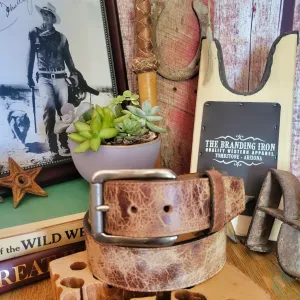 Leather Belt, the "Tailgunner" by Justin C13436