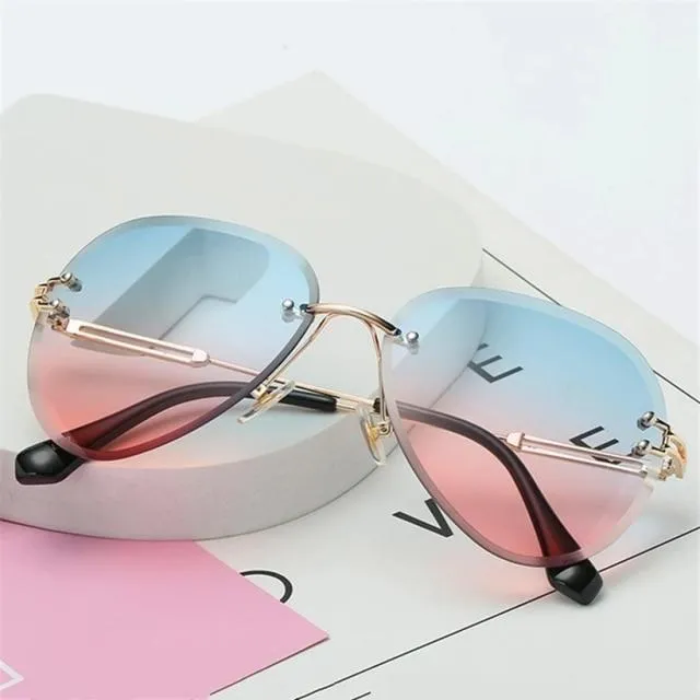 Mirror Sunglasses For Women Retro Glasses Women's Sunglasses