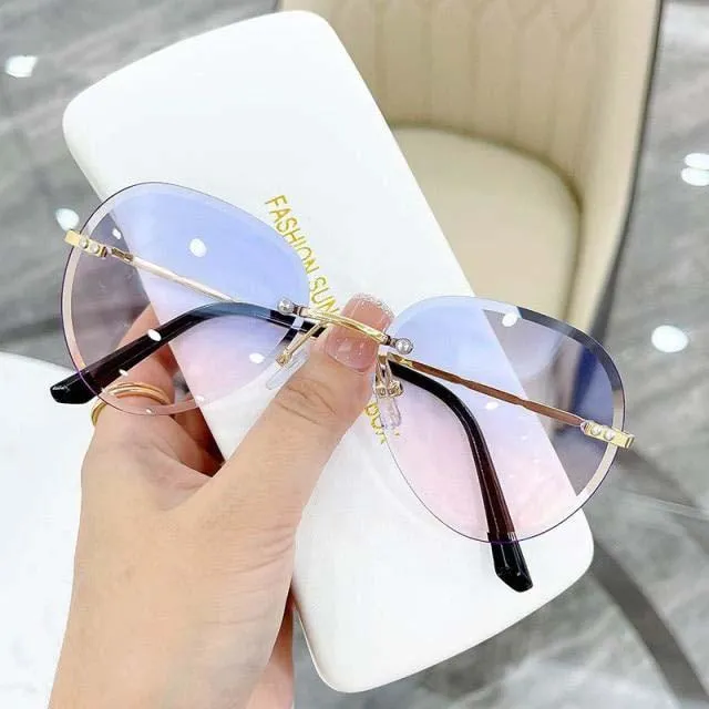Mirror Sunglasses For Women Retro Glasses Women's Sunglasses