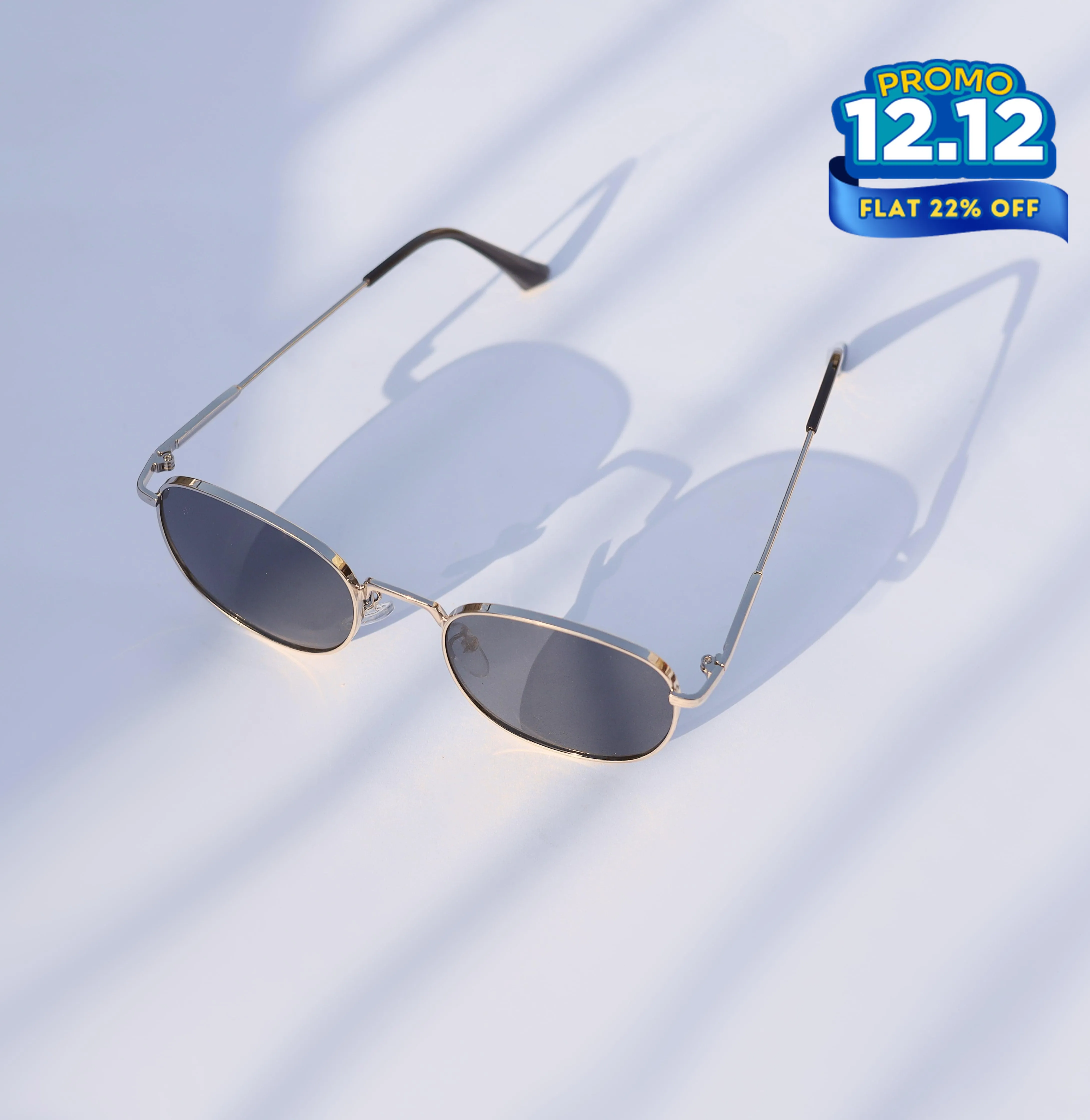Modern Noir Round Sunglasses