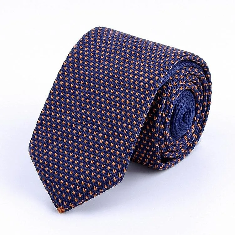 Pin Dot Knitted Tie