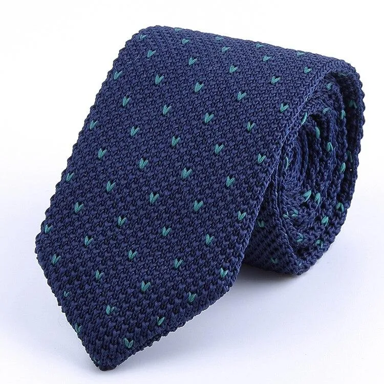 Pin Dot Knitted Tie