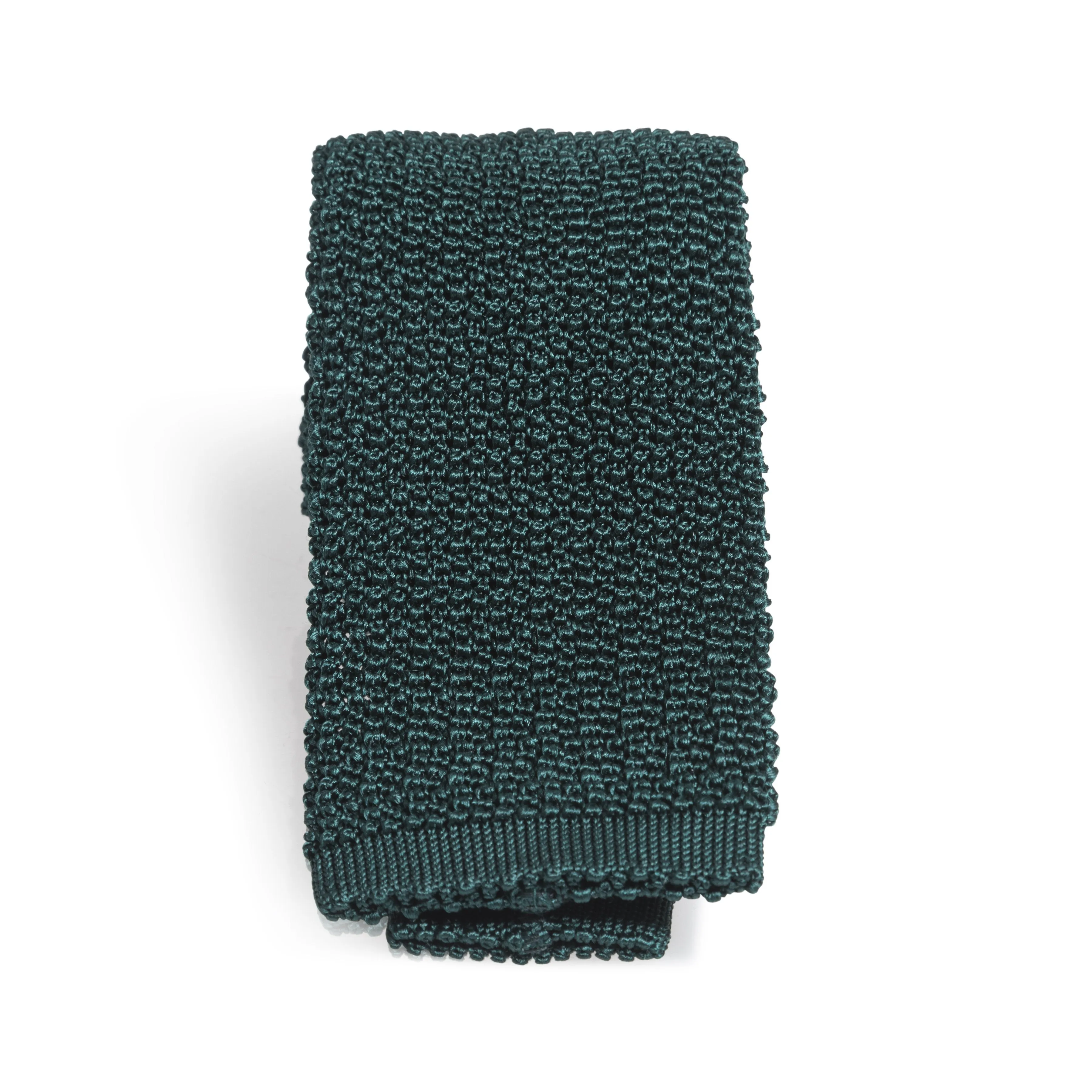 Plain Silk Solid Knit Tie