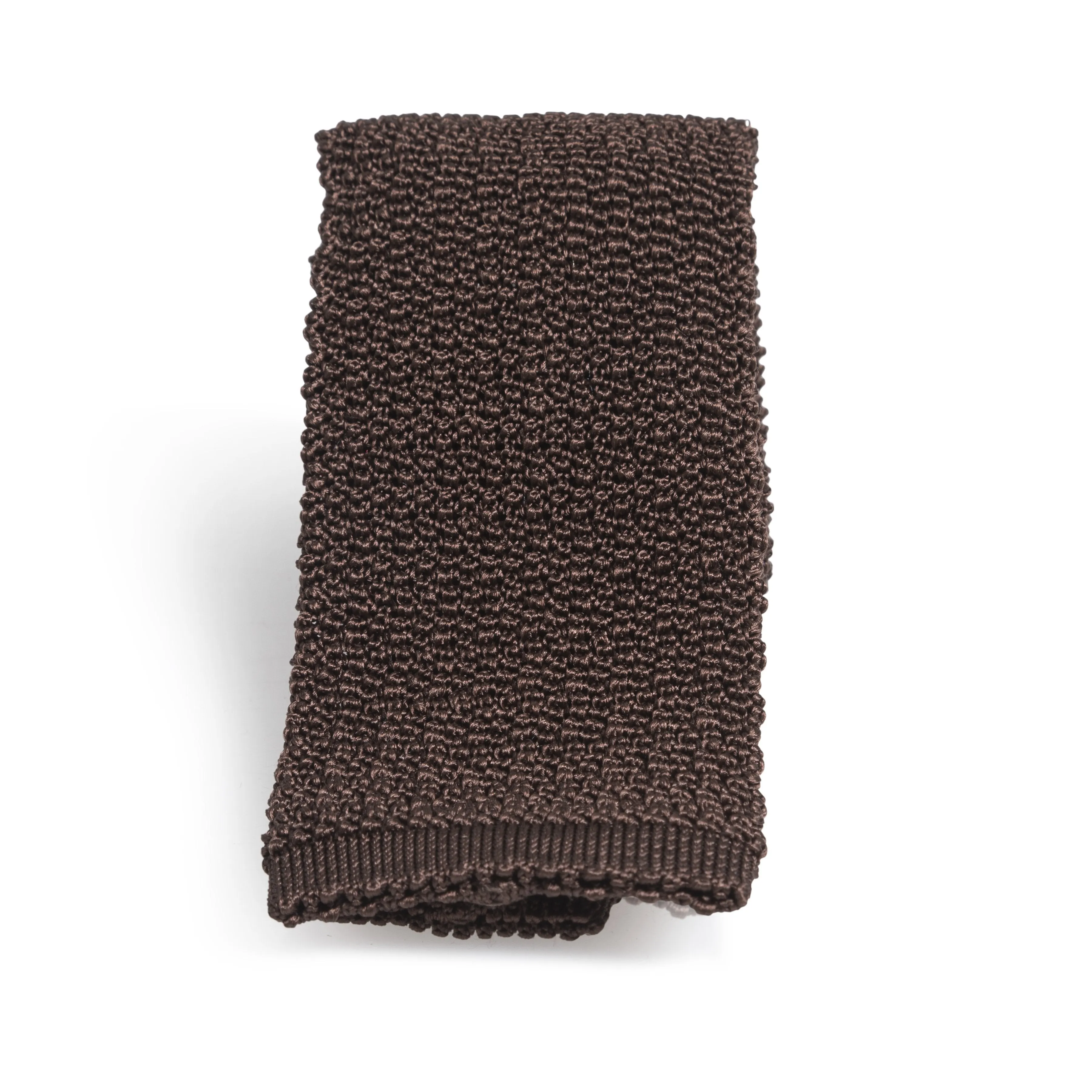 Plain Silk Solid Knit Tie
