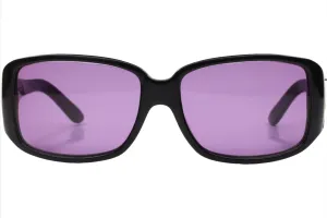 Prada SPR 16L 1AB-1A1 Black Tinted Purple Designer Sunglasses