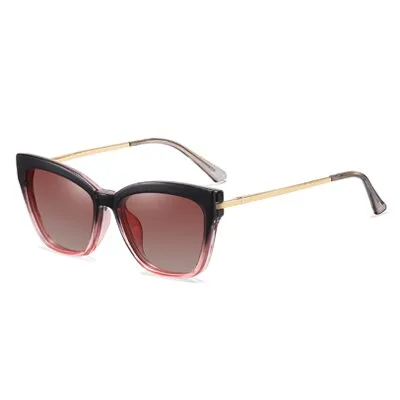Ralferty Women's Sunglasses Magnet Clips On Glasses Anti Blue Light F95337