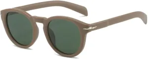 Retro Round Men Sunglasses Shades UV400 Fashion Blue Green Women Rivets Sun Glasses