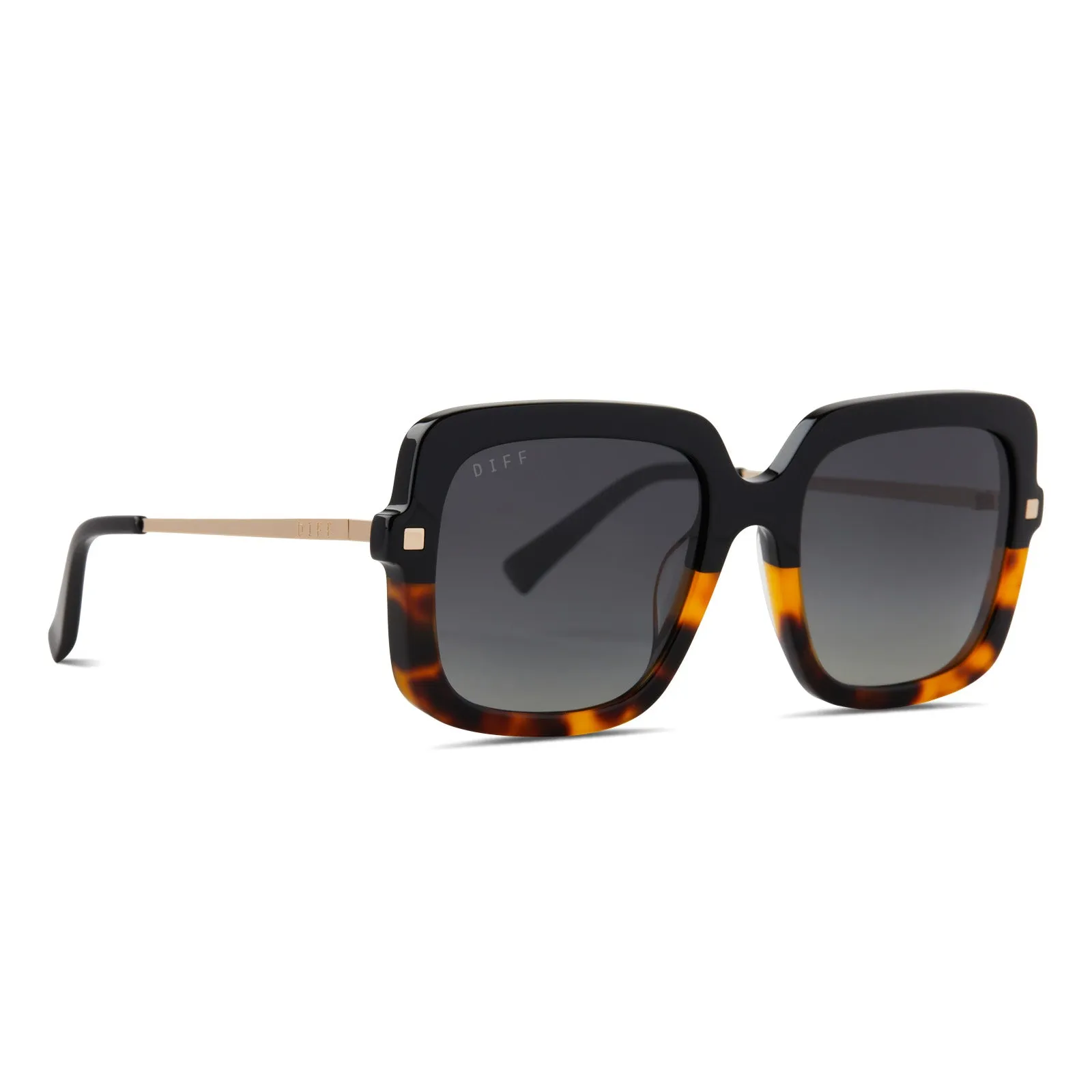 Sandra Dark Tortoise   Grey Sunglasses