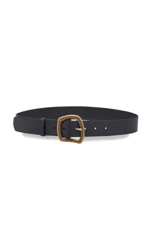 Simon Belt in Black Leather