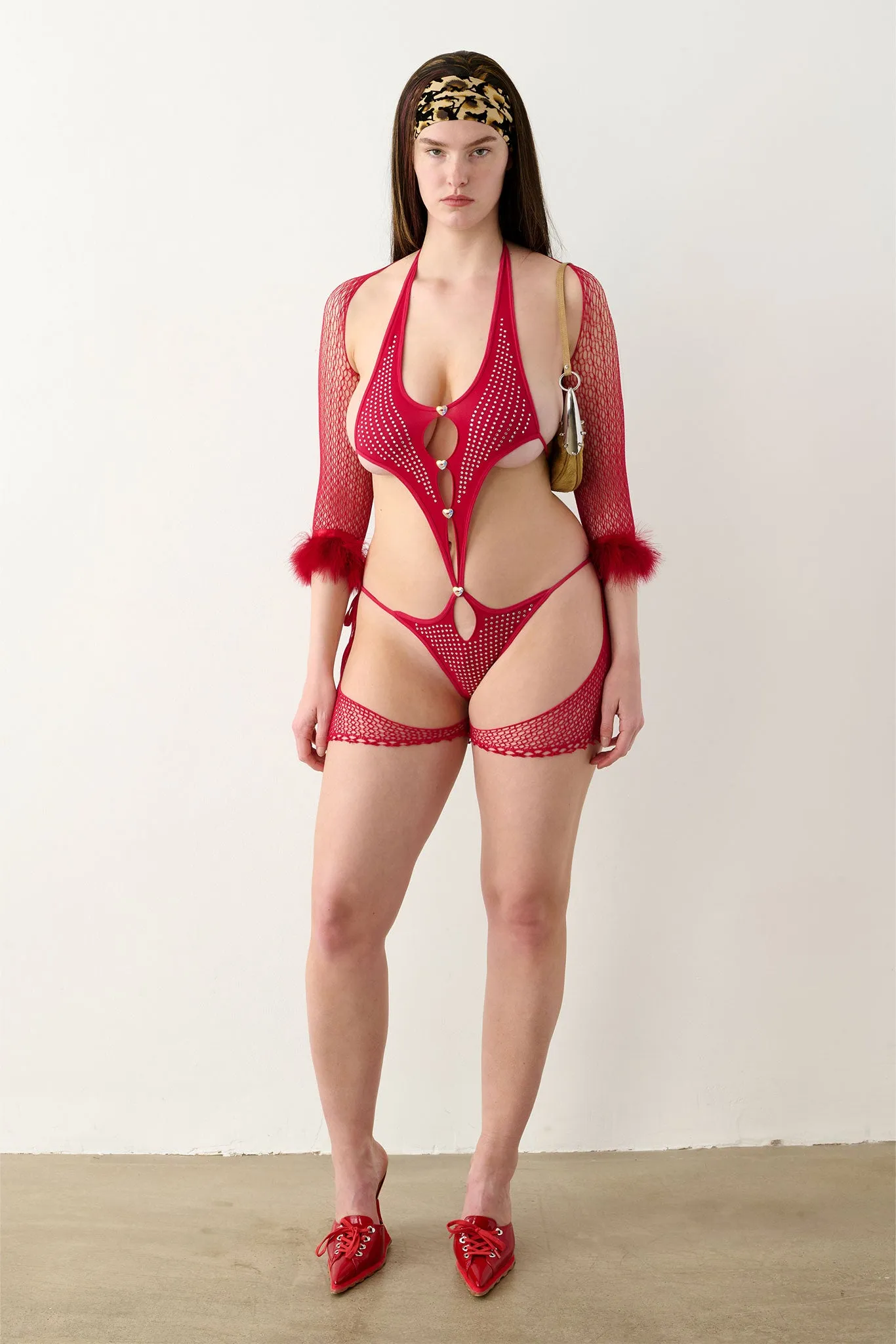 Skipper Playsuit Red