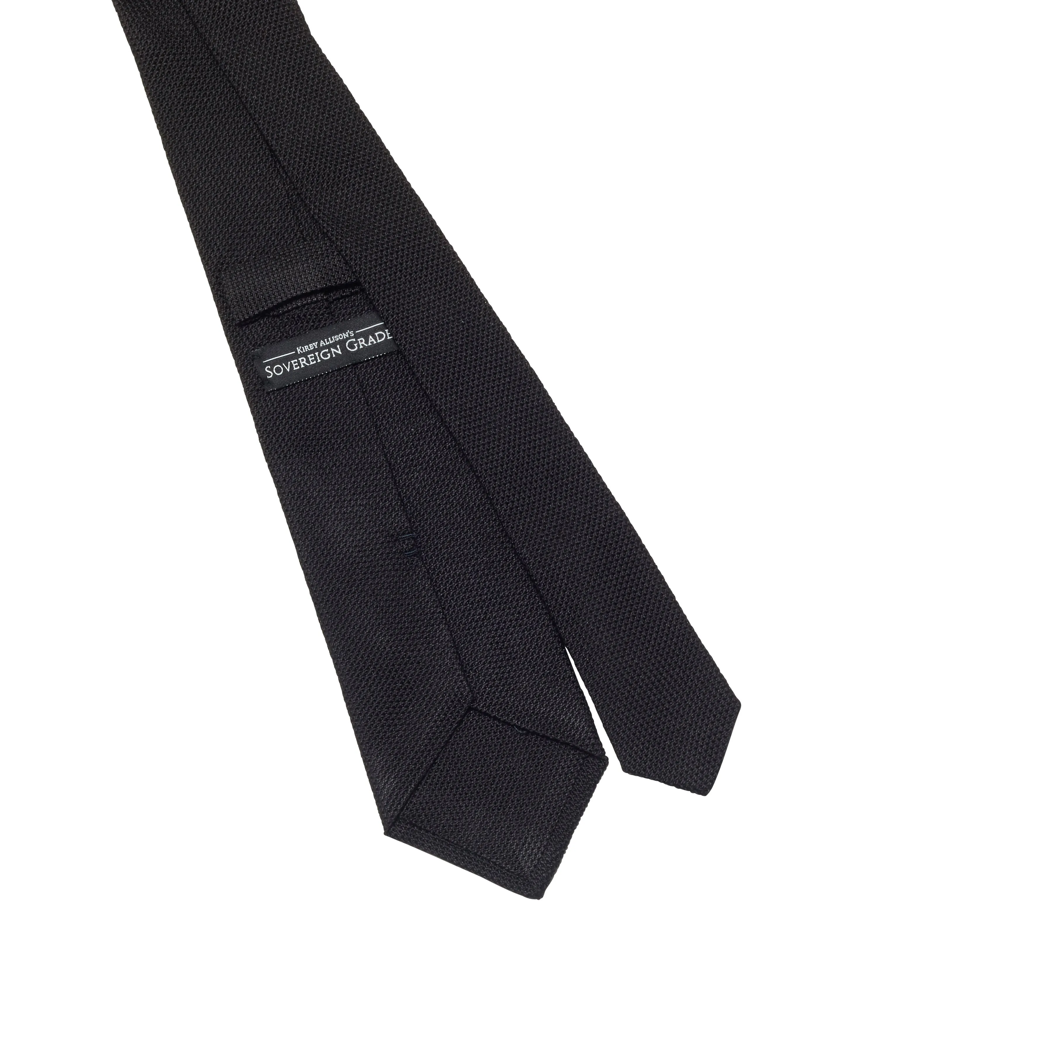 Sovereign Grade Black Grenadine Fina Tie