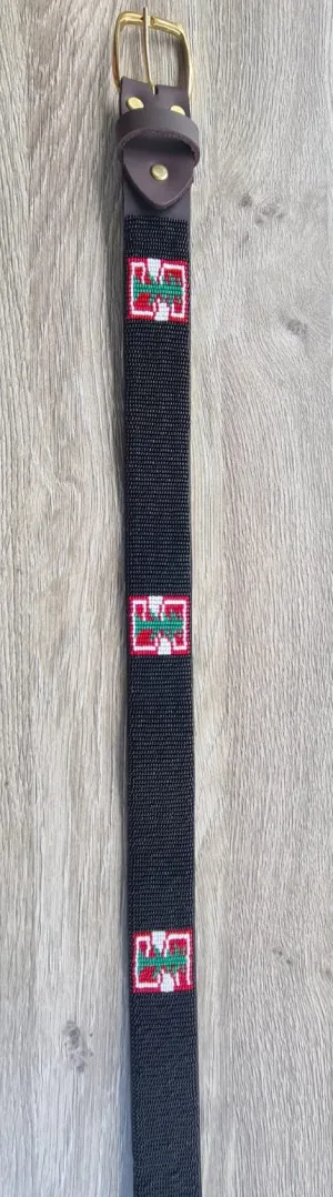 Stanford Design Beaded Leather Belt
