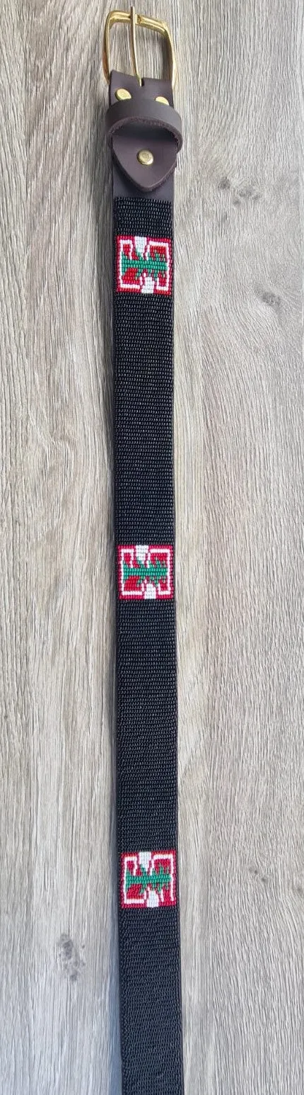 Stanford Design Beaded Leather Belt