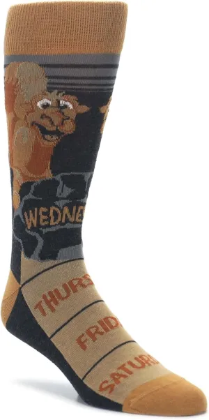 Statement Sockwear Extra Large King Size 13-16 Fun Men's Novelty Animal Socks