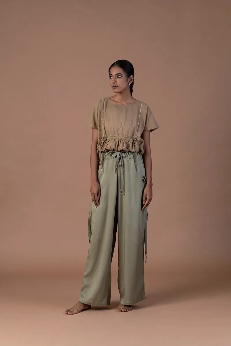 Surmai Wide Bottom Viscose Pants