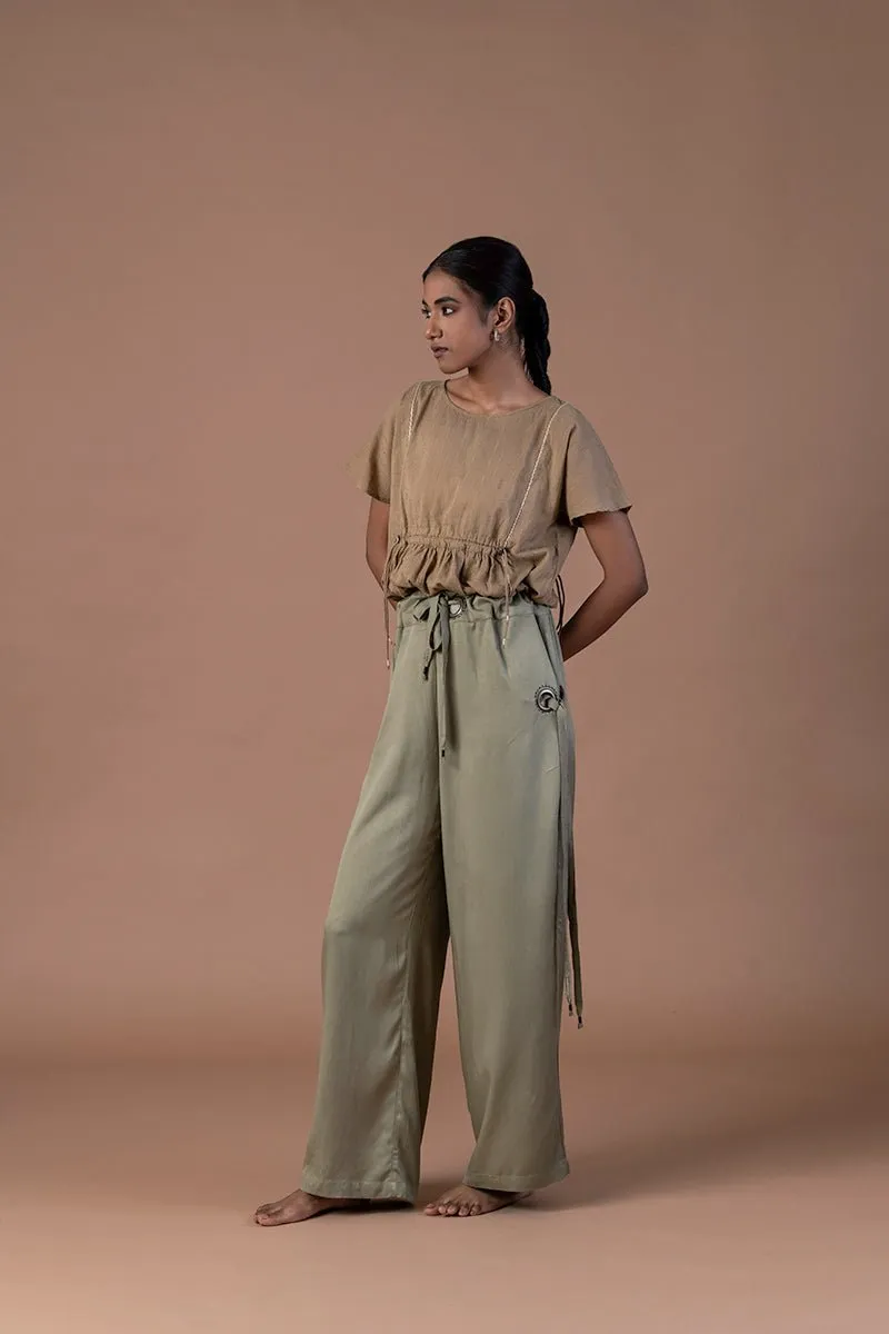 Surmai Wide Bottom Viscose Pants