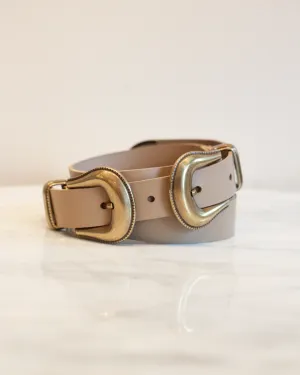 Western Style Belt | Nude