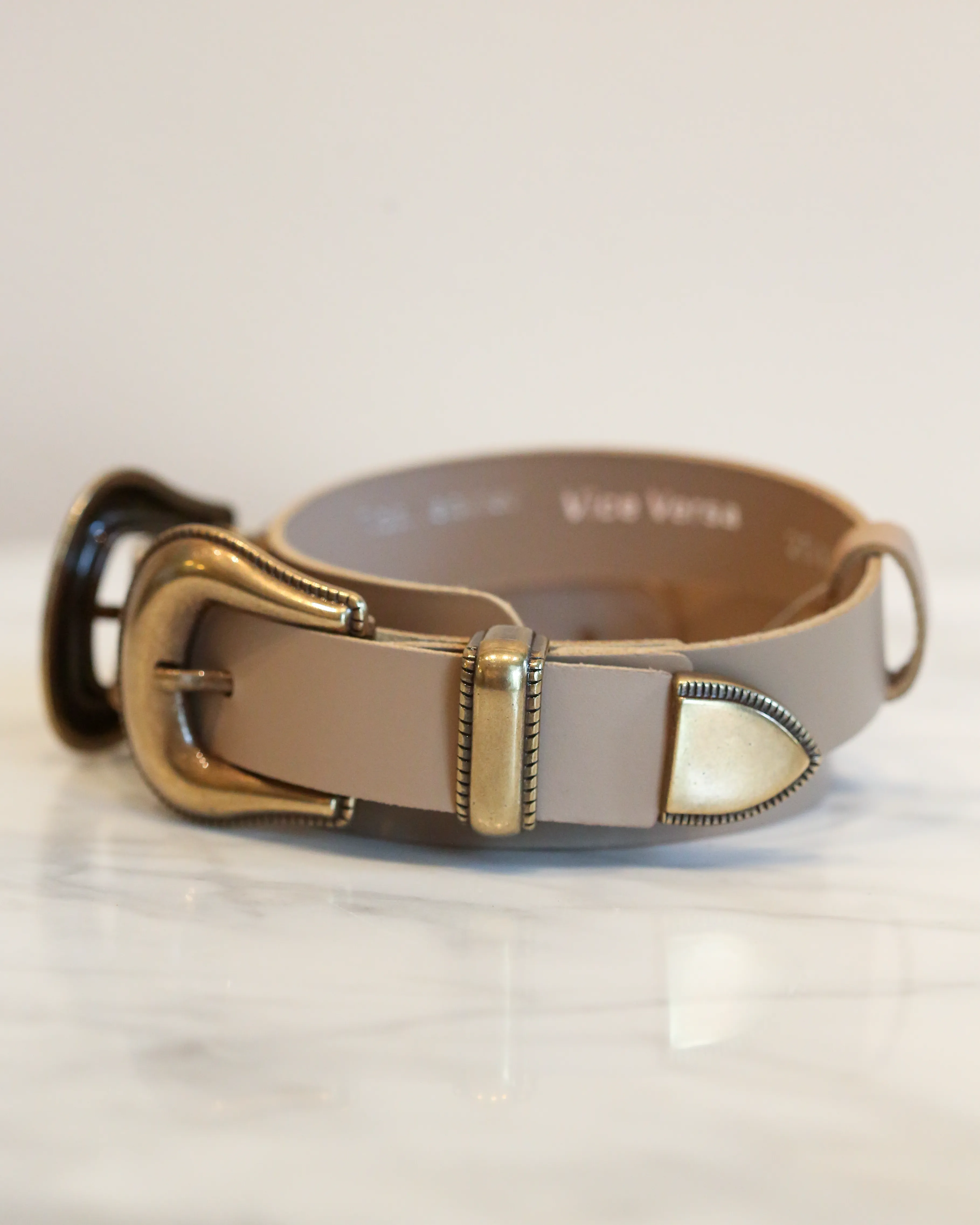 Western Style Belt | Nude